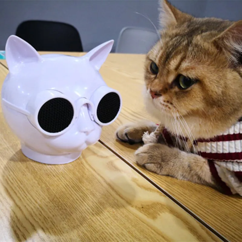 Модная стильная bluetooth колонка T8 с головой кошки |Портативные колонки| |