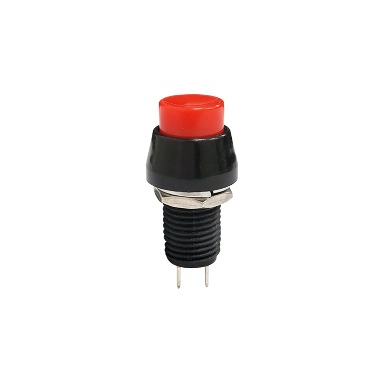 

Self-locking & Momentary Round Small Push Button Switch Terminal 250V 2A Red Green 2Pin 12mm
