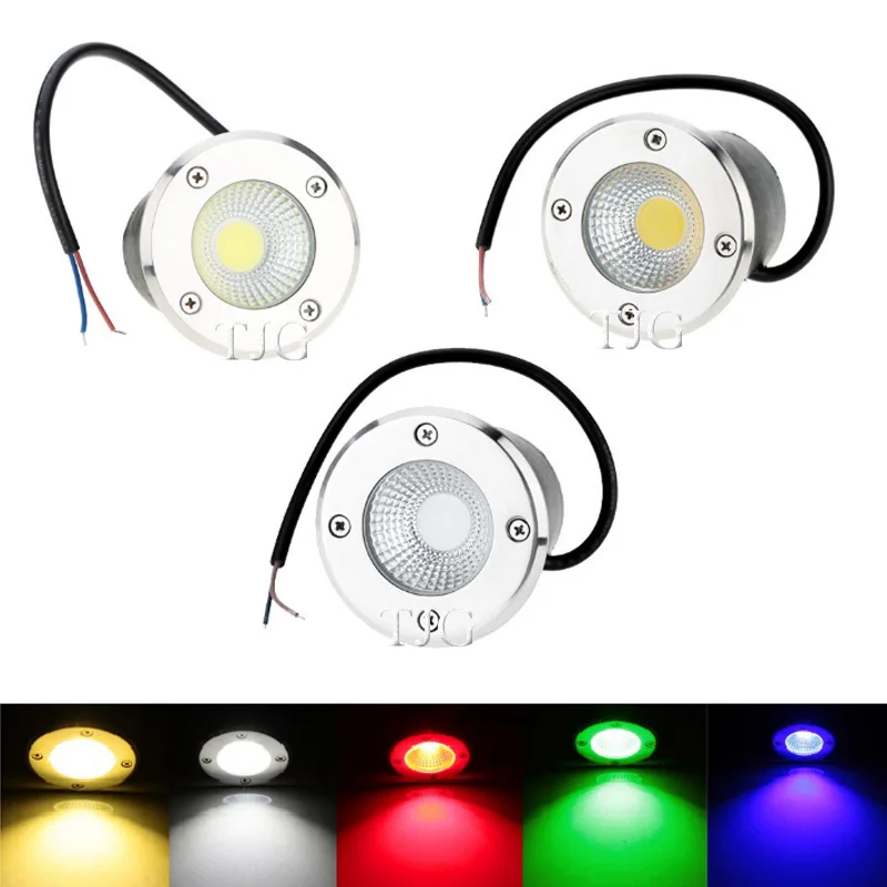 5W 10W 15W 20W COB LED Underground Light led underground light garden decoration lamps Waterproof AC85-265V Outdoor Buried Lamp DC12V Bulb for Ground Garden Landscape