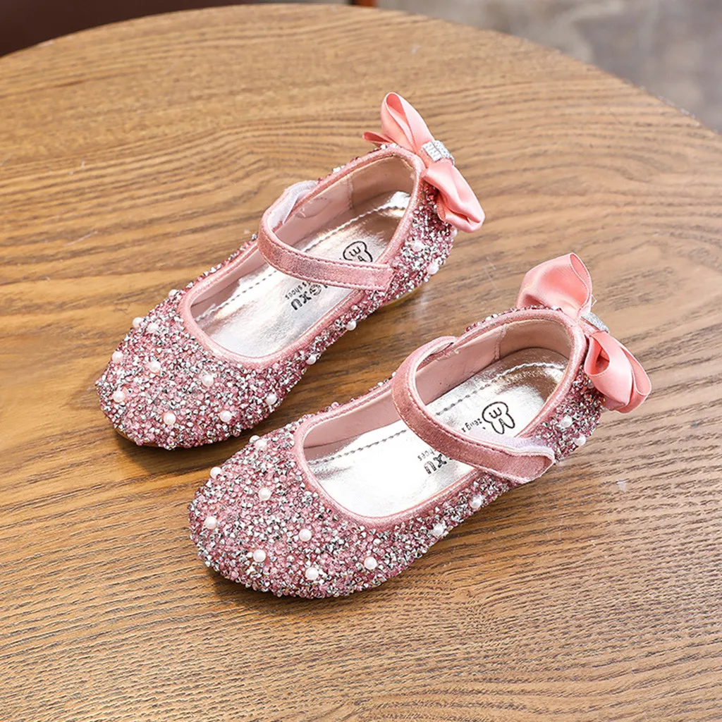 Детская обувь для девочек; Осенняя Уличная обувь с бантиком на мягкой подошве для маленьких девочек; однотонные кожаные детские кроссовки принцессы; Zapatos Nina