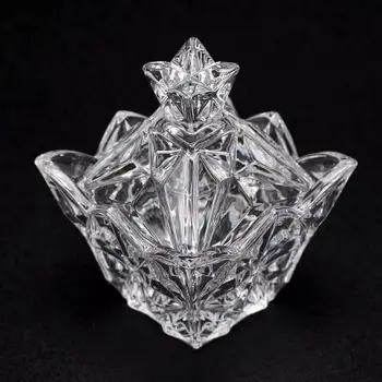 

Nordic Art Glass Carved Sugar Cylinder Jewelry Jewelry Storage Box Household Dried Fruit Box Spice Jar Storage Storage Container