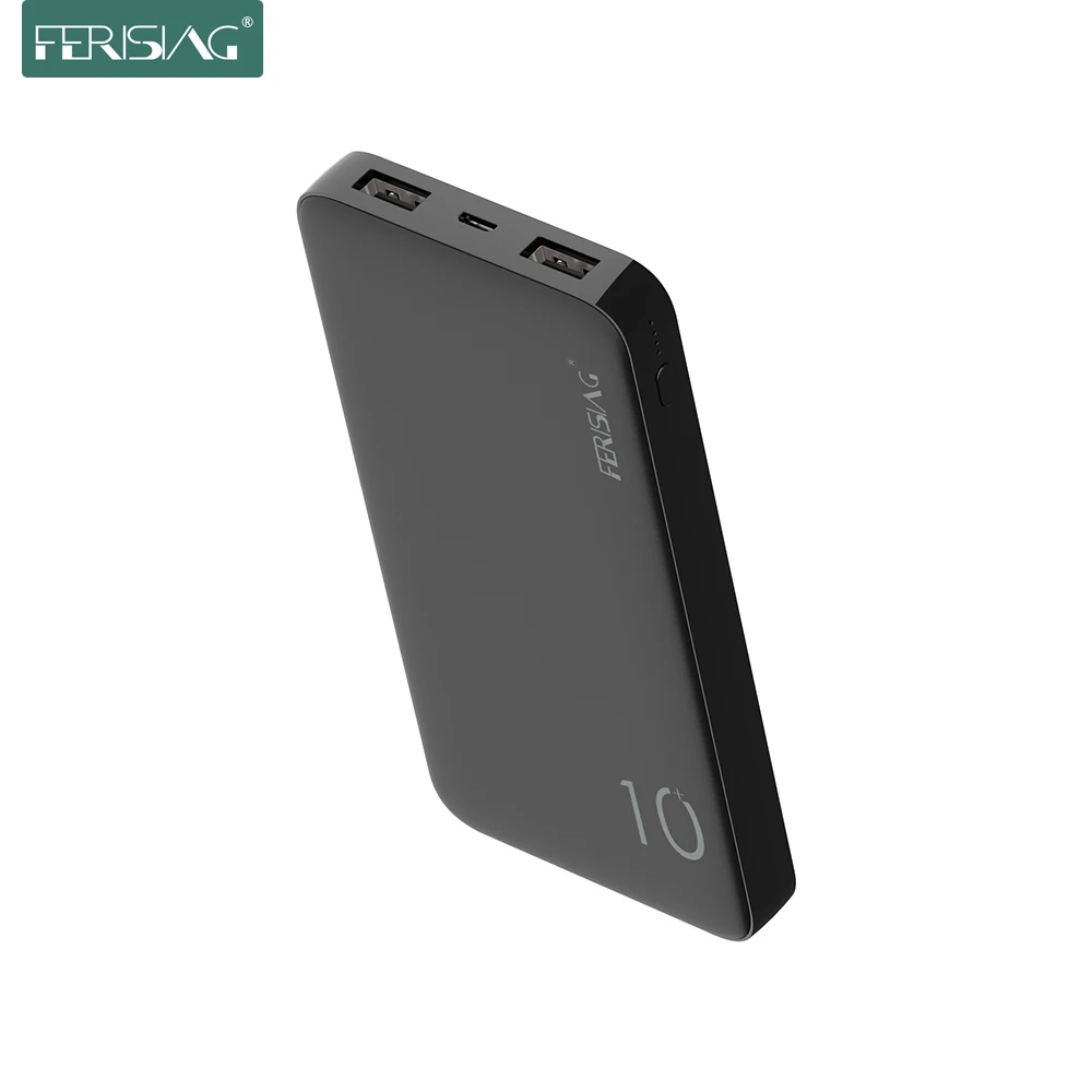 FERISING Power Bank 10000 мАч для iPhone Xiaomi Внешний аккумулятор портативное зарядное