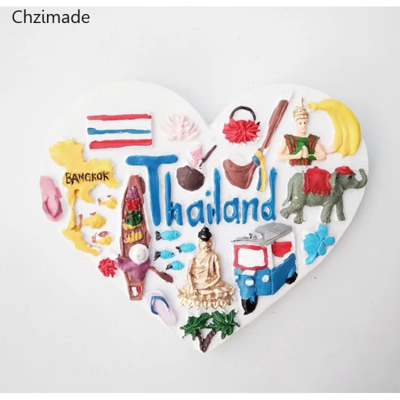 Lychee Life World путешествия сувениры Myanmar Франция Таиланд Золотой Будда Корея Турция бирманская Смола магниты на холодильник