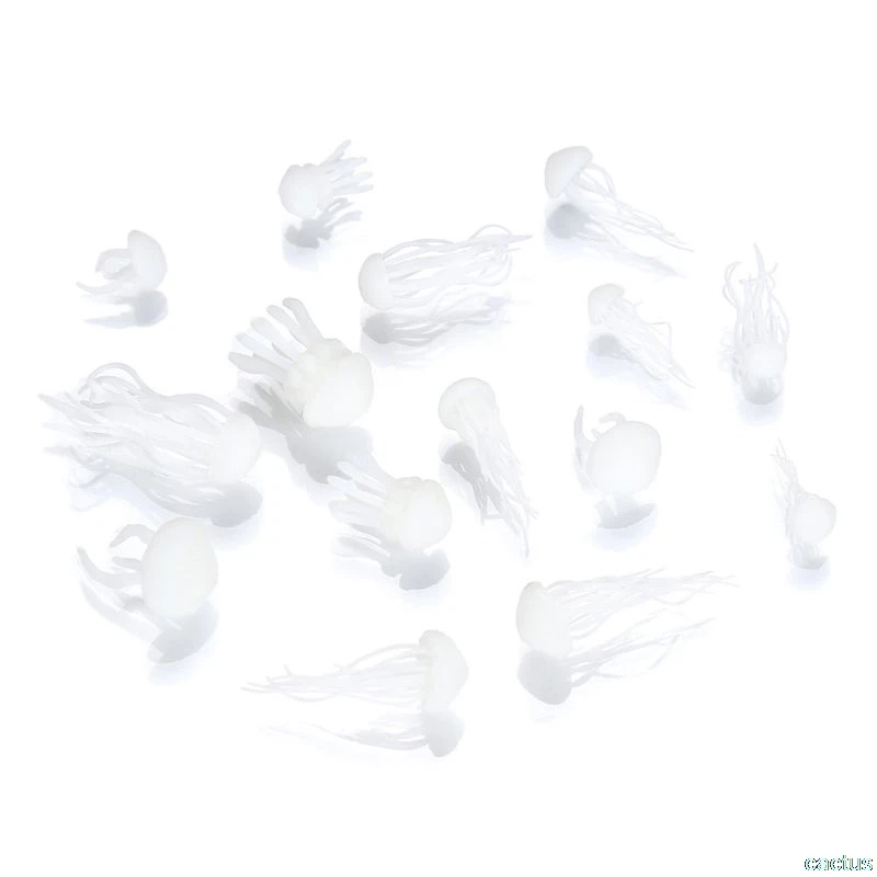 5 Pcs/set Crystal Epoxy Ocean Jellyfish Modeling Filler DIY Crafts Filling Supplies UV Accessories Decoration Materials