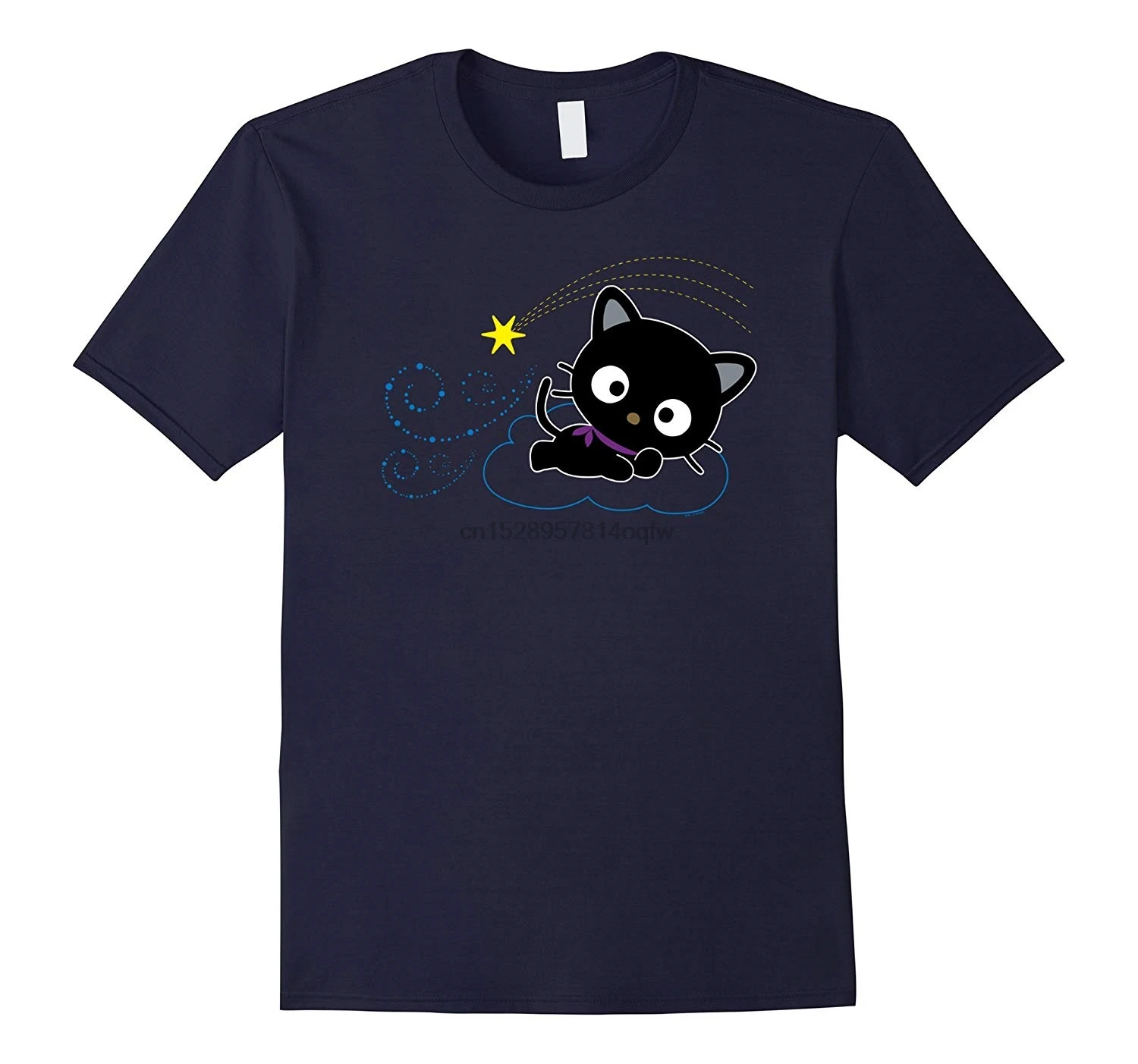 Мужская футболка Chococat Cloud с длинным рукавом-RT женские футболки | одежда