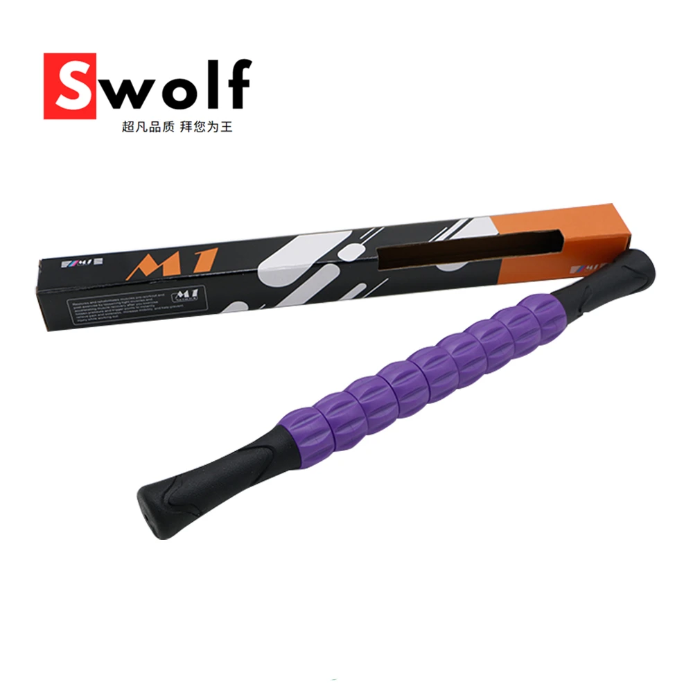

Portable Yoga Fitness Body Leg Arm Muscle Relax Pain Relief Roller Massage Stick Specifications: Suitable for massage on any pa