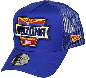 

New Era Arizona Frame Adjustable Trucker Cap USA Patch