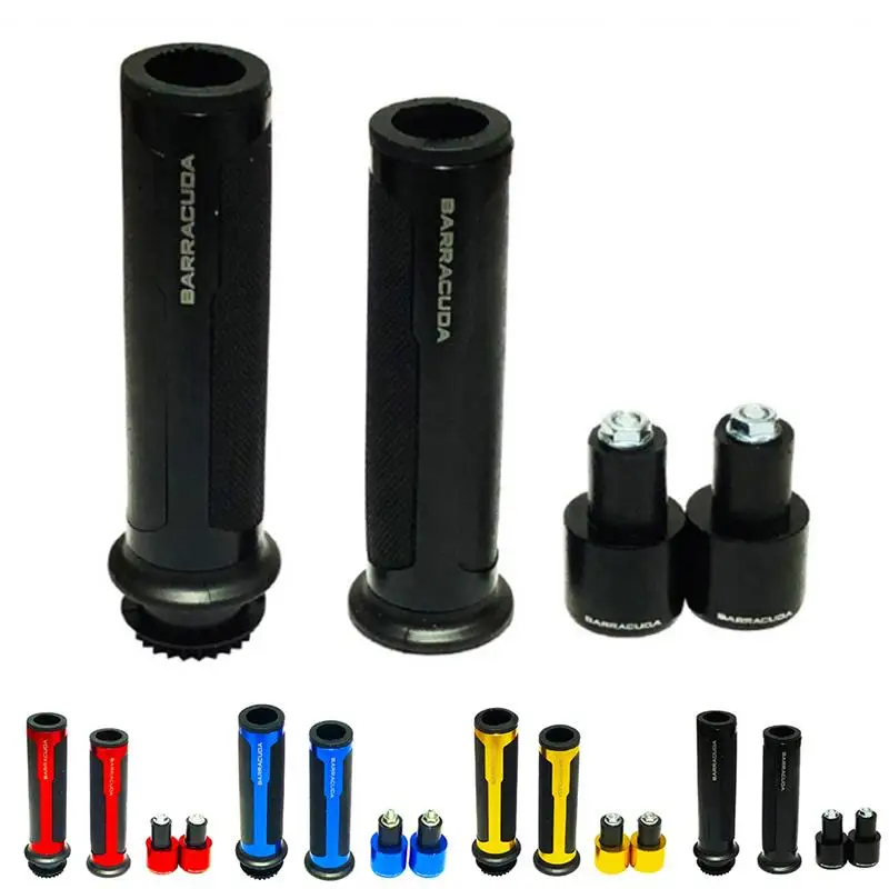 1 Pair Motorcycle Universal Modified Anti-slip Handlebar Grips Non-Slip Motorbike Thruster Grip Bar