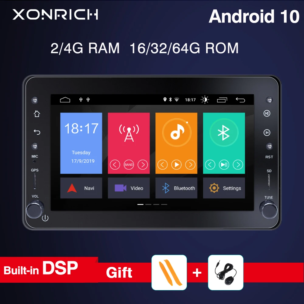 

1 Din Android 10 Auto Radio GPS For Alfa/Romeo/Spider/Brera/159 Sportwagon RAM 4G Car Multimedia Video DVD Player GPS USB DVR
