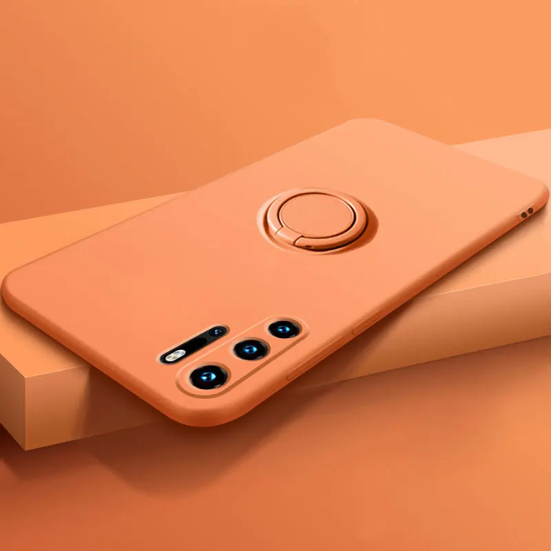 Жидкий силиконовый чехол для Huawei P30 Pro P20 P40 Plus с полной защитой камеры Mate 20 30 40 Honor