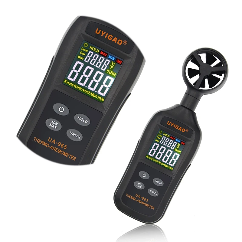

Smart Sensor Digital Air Flow Anemometer Portable Hand-held Mini Anemometer Wind Speed Meter Wind Speed Measure Tool