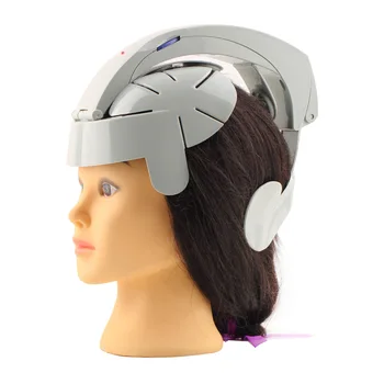 

Hot Selling Humanized Design Electric Head Massager Brain Massage Relax Easy Acupuncture Points Fashion Gray Health Care Home