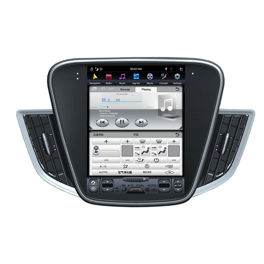 4G+ 64G Android 9,0 автомобильный gps-навигация, dvd-плеер для Chevrolet Cavalier- Tesla стиль 10,4 дюймов головное устройство