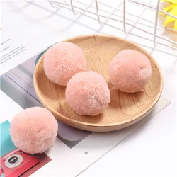 Fluffy 50mm Pom Poms for Crafts and Home Decor (8 Blood Pink)