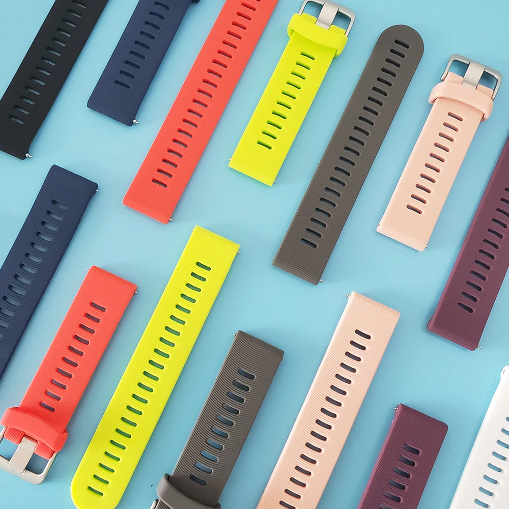 Ремешок для часов Huami Amazfit GTS GTR 42 мм сменный силиконовый ремешок Samsung Galaxy Active 2/42