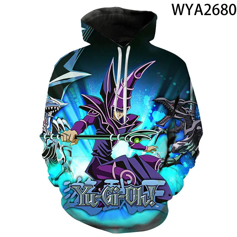 

Мультяшные Аниме игры толстовки для мужчин женщин детей Yu Gi Oh 3D Принт толстовки уличная одежда для мальчиков девочек детей Крутая толстовка пуловер