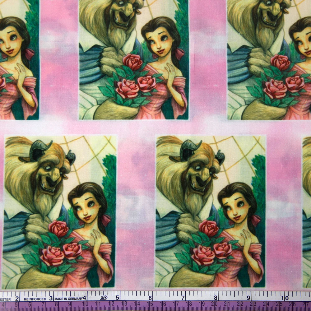 50*145 см полиэстер, хлопок, Рождественская Лоскутная Ткань для детской ткани, домашний текстиль для шитья куклы, c2919 - Цвет: 1052592001