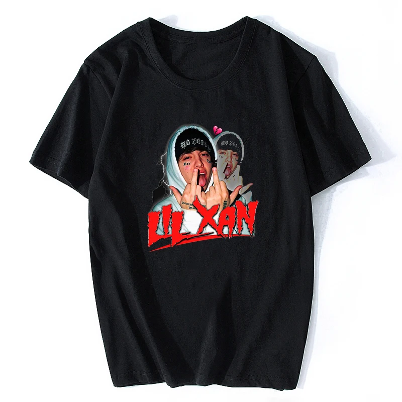

Newest Xanarchy T Shirt Hip Hop Cotton O Neck Lil Xan Rapper T-shirt High Quality Design Boys Cool Tops Tee Gift Rapper