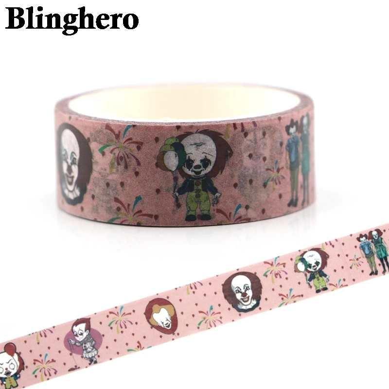 

CA122 Stephen King's It Washi Tapes DIY Painting paper Masking tape Decorative Adhesive Tapes Scrapbooking Stationery Stickers