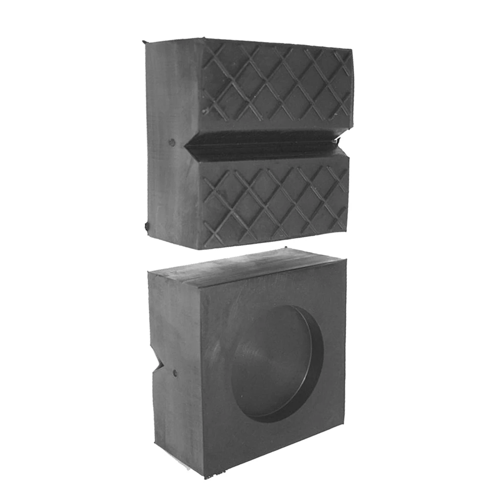 Car Repair Tool Rubber Jack V-Slotted Lifting Pad Support Block 100*100*50mm durable and practical