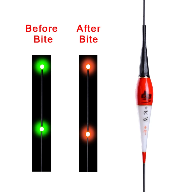 Рыболовные буи умный датчик гравитации поплавок с чипом изменяющим цвет при