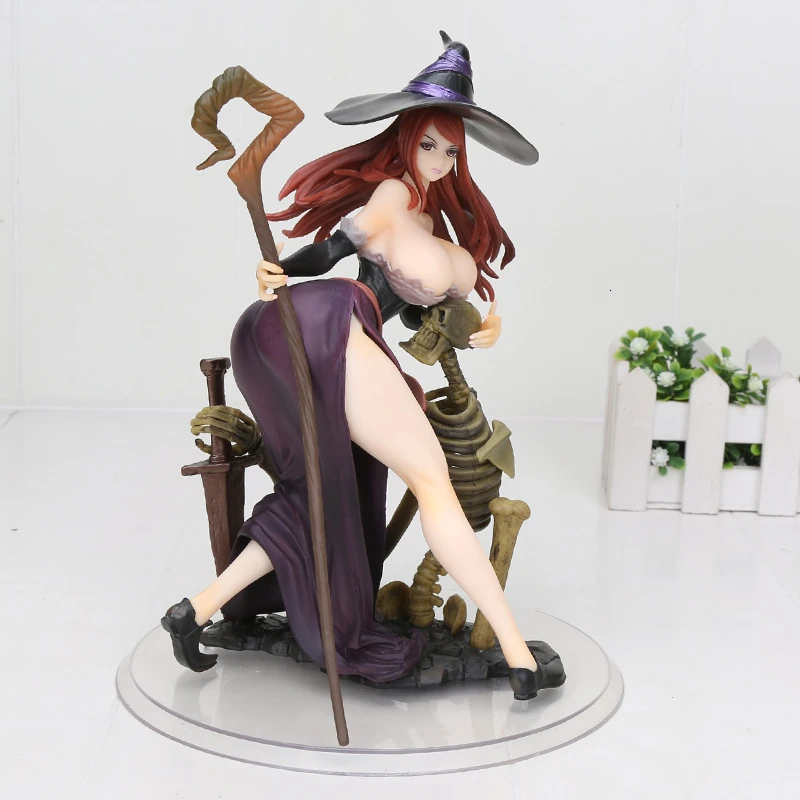 

Japanese cartoon anime figure orchid seed dragon crown witch PVC action model toy gift Sexy Animated Toys
