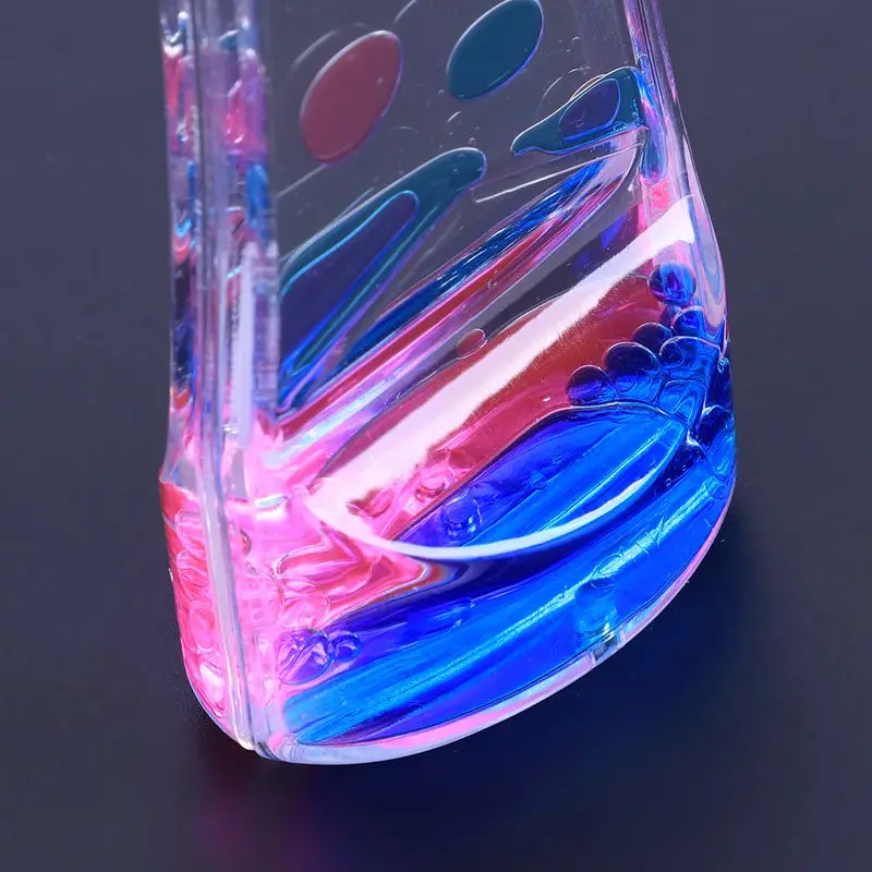Жидкий таймер Bubble Motion Drop таймер для сенсорного воспроизведения визуальный Bubble Gravity подарок синий+ розовый красный