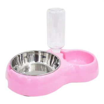 

Feeder Dog Treats Double Food Bowl Tall Water Botle Dog Stuff Snack Drinking Bottle Eat Feeding Petkit Pet Supplies XX50DF