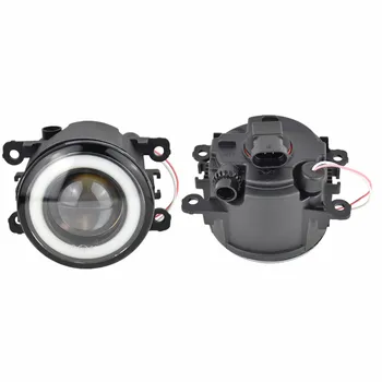 

2x Car Accessories LED Front Fog Light Angel Eye For Mitsubishi Outlander XL 2010 2011 For Mitsubishi Pajero 4/IV 2007-2015
