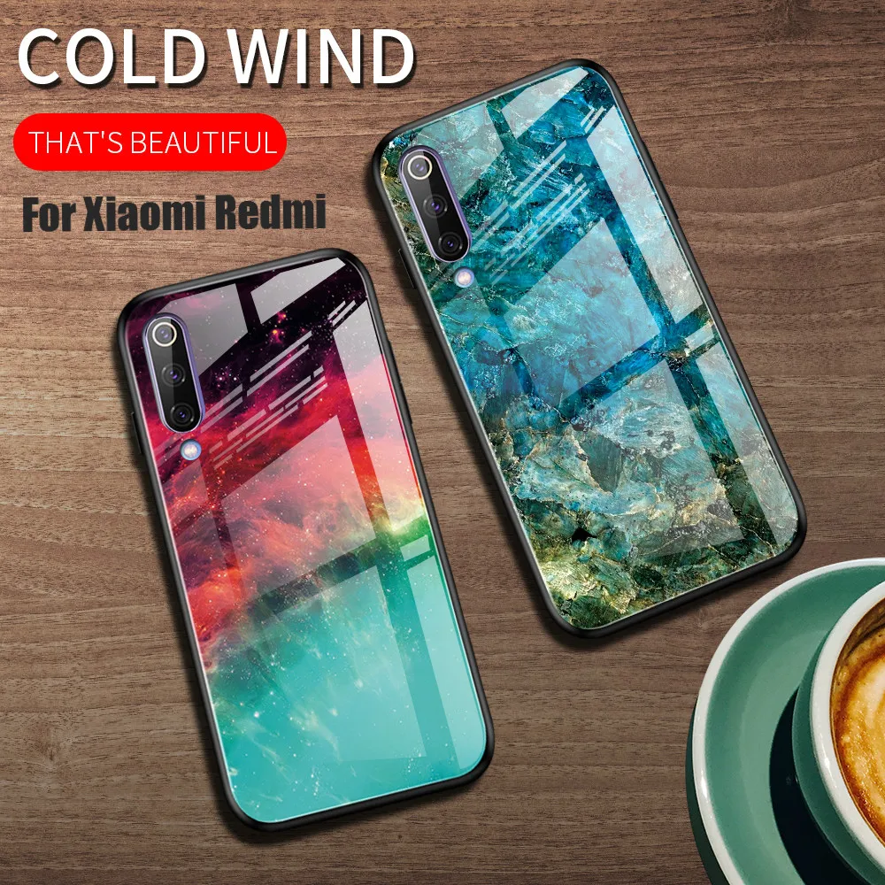 

Gradient Marble Case for Xiaomi Mi CC9 CC9E 9T Redmi K20 Pro Note 7 Pro K20pro Glass Cover for Xiaomi Mi 9 SE A3 Lite 9Tpro Case