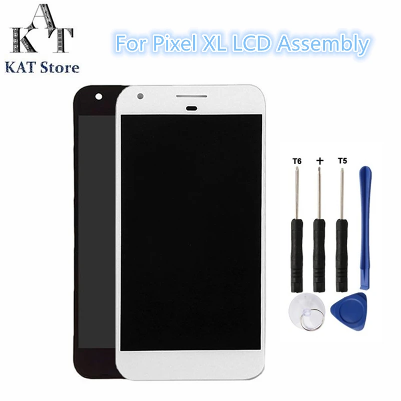 5 дюймовый сенсорный ЖК-дисплей KAT для Google Pixel XL в сборе лучшее послепродажное