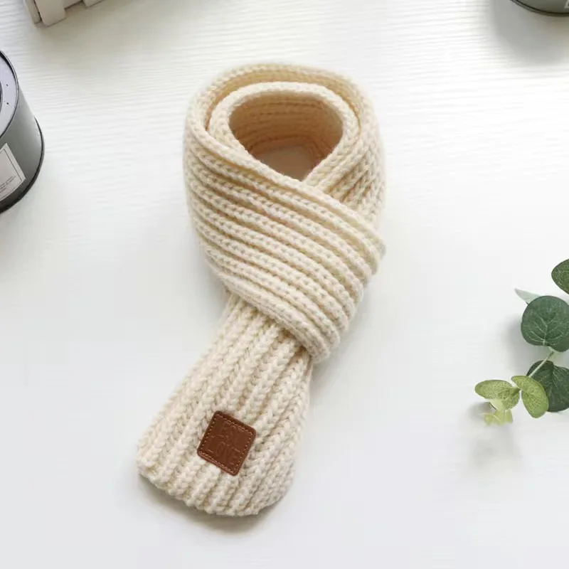 Kinder Schal Jungen Mädchen Baby Winter Warme Schal Frauen Stricken Schal Schal Kinder Neck Kragen Warm Halten Zubehör