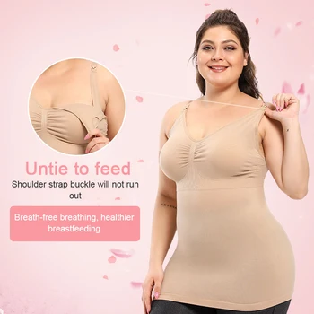 

Large Size Breast Bra Easy To Open Buckle Breathable Without Steel Ring Maternity Bra Nursing Bra Length Underwear For Pregnant