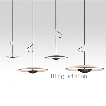 

Italian designer modern UFO chandelier LED umbrella chandelier living room bedroom restaurant cafe interior lighting