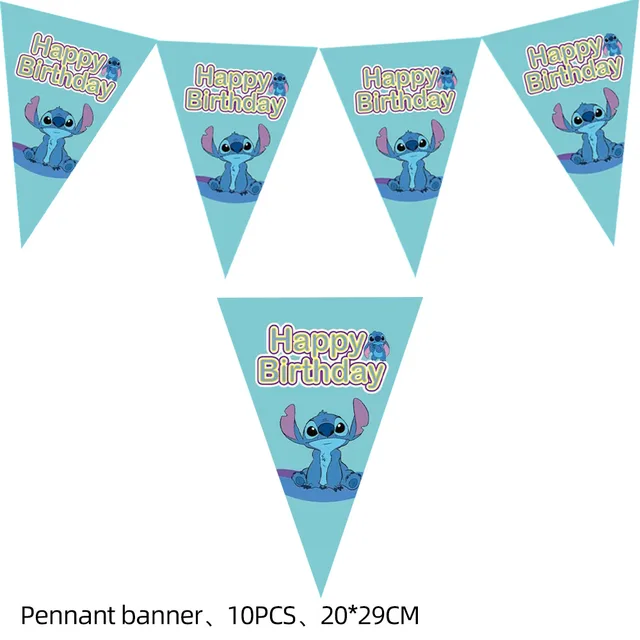 Vaisselle Thème Disney Lilo & Stitch Pour 10-20 Personnes, Assiettes,  Ballons, Serviettes, Banderole, Articles De Fête D'anniversaire Pour  Enfants - Jetable Partie Vaisselle - AliExpress