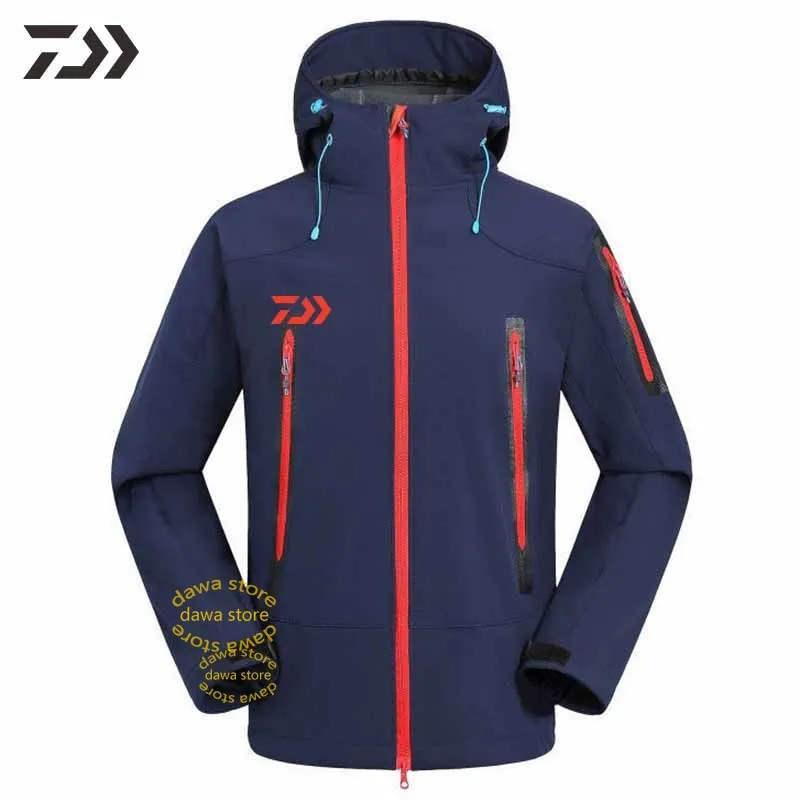 Offer Price for  Outdoor Daiwa Jacket Waterproof Warm Hooded Fishing Jacket In Fishing Clothing Winter Autumn Zipper