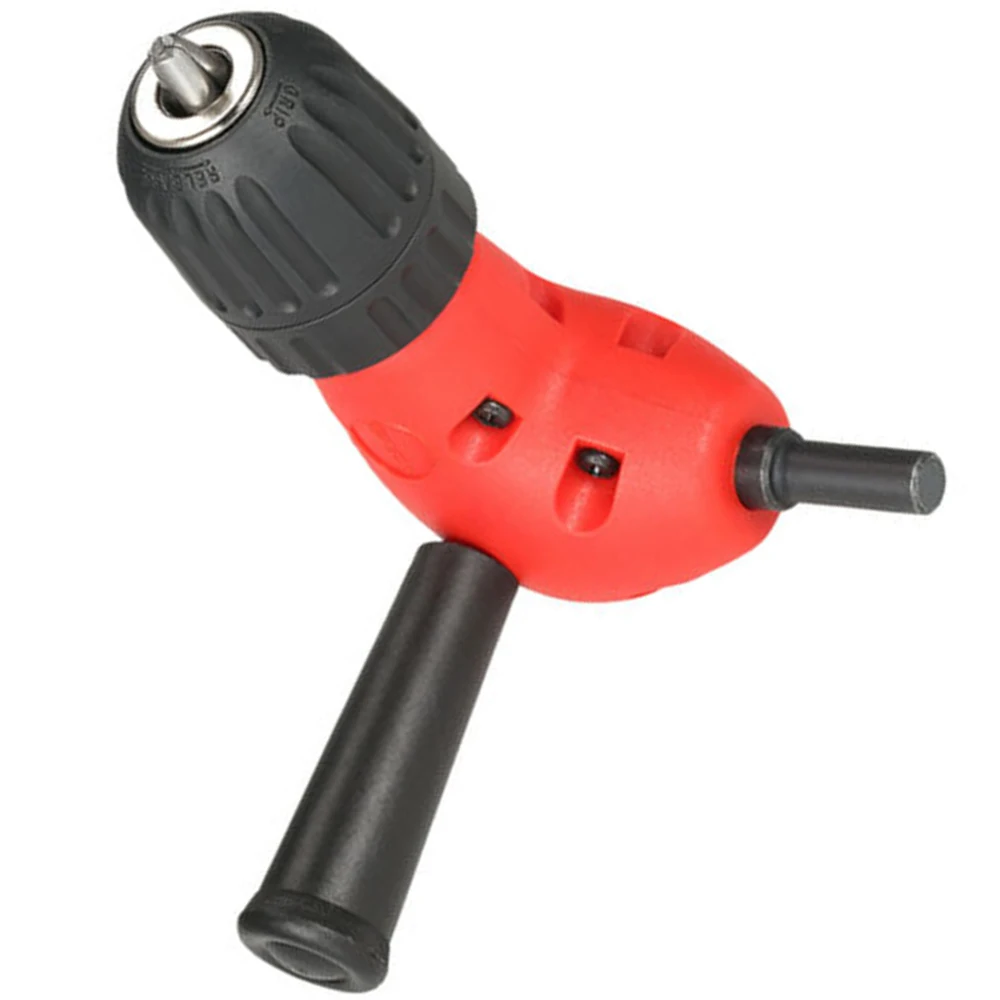 90°degree Right Angle Drill Adapter Attachment Keyless Chuck Repair Tool Parts