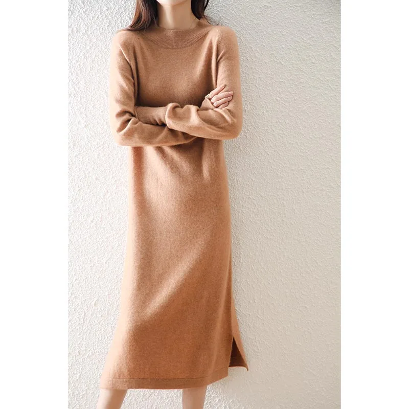 robe-100-en-laine-pure-pour-femme-tricot-col-rond-ample-couleur-unie-style-a-nouvelle-collection-hiver-2021