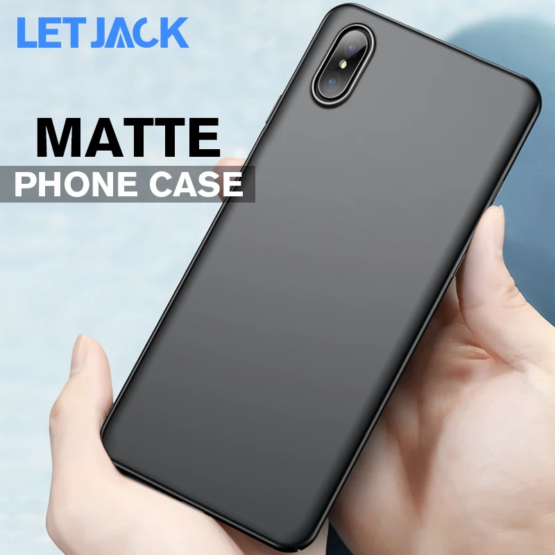 

Ultra Thin Matte Cell Phone Case for iPhone 6 6S 7 8 Plus X Frosted Case for iPhone XR XS Max PC Explosion proof Hard Back Cover