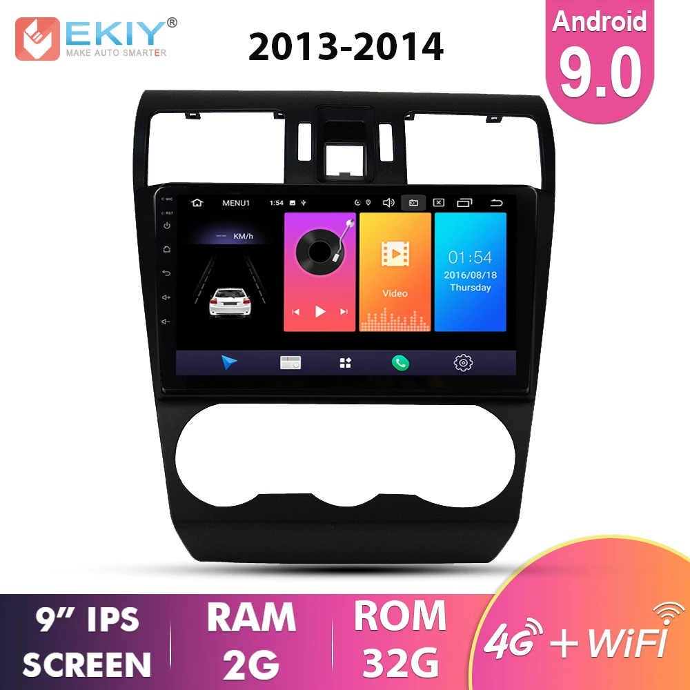 EKIY 9'' IPS Car Multimedia Radio Auto Android 9.0 For Subaru Forester XV WRX 2013-2018 Stereo GPS Navigation 3G/4G/WIFI Player EKIY 9'' IPS Car Multimedia Radio Auto Android 9.0 For Subaru Forester XV WRX 2013-2018 Stereo GPS Navigation 3G/4G/WIFI Player