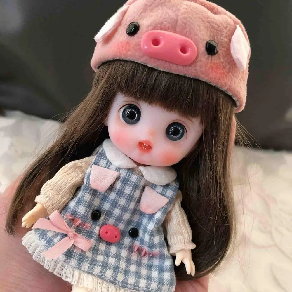 OB11 куклы ручной работы на заказ куклы мини куклы-0912 - Цвет: the head make up C