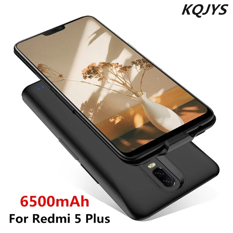 KQJYS 6500mAh портативный резервный мобильный блок питания для зарядки Xiaomi Redmi 5 Plus внешний аккумулятор зарядная коробка