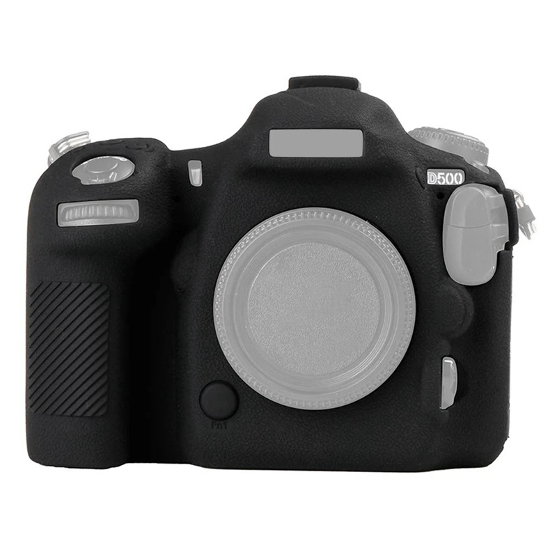 Силиконовый резиновый чехол для камеры для Nikon D500 съемный противоударный защитный резиновый чехол с защитой от царапин