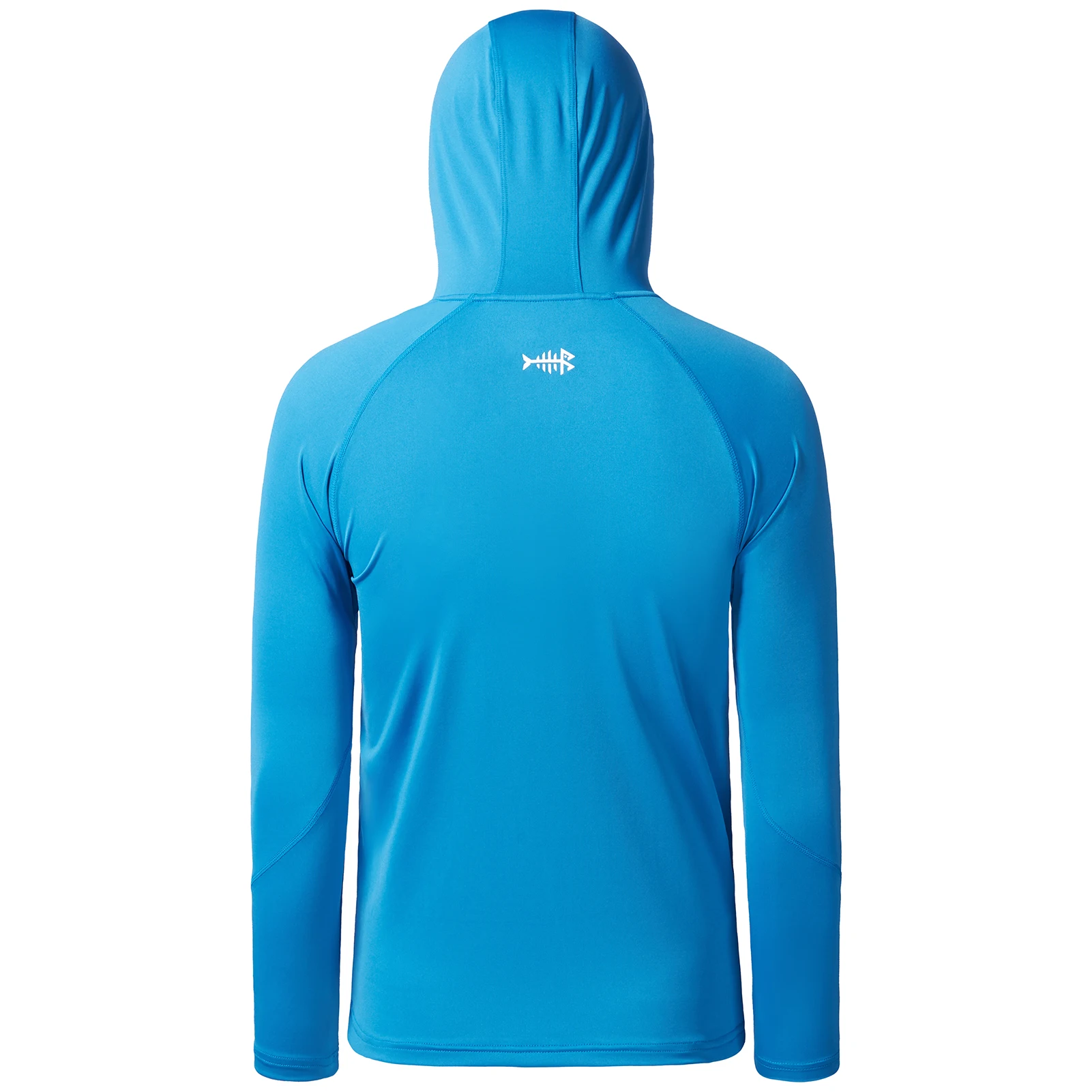 BASSDASH Youth UPF50+ Performance T Shirt with Hood Long Sleeve Fishing Hiking Sun Shirt FS03Y Lightweight Quick Dry Sailing