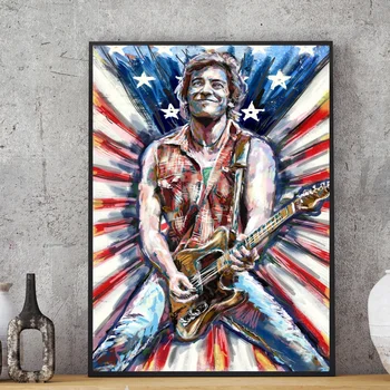 

Bruce Springsteen Rock Music Vintage Art Canvas Poster Home Wall Decor (No Frame)