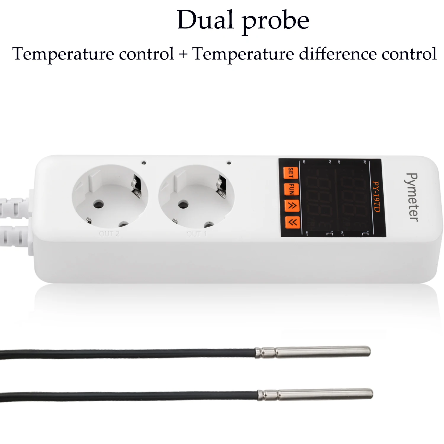 Pymeter PY-19TD регулятор температуры Термостат Регулятор разницы температуры для рециркуляционного насоса
