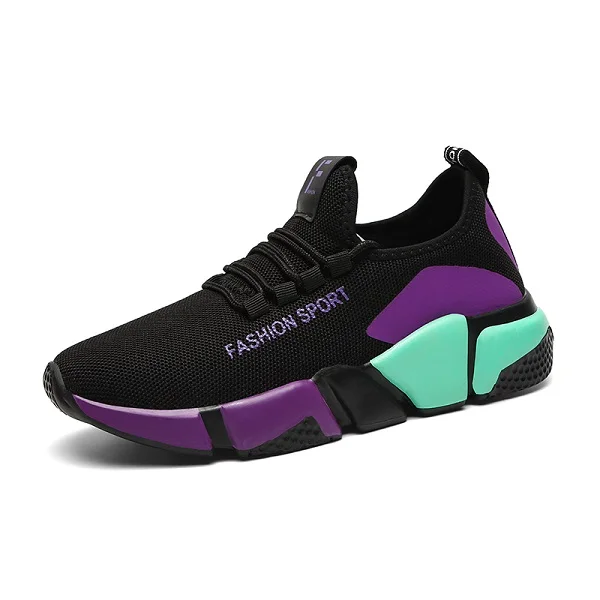 New Dance Sneakers Women Feature Breathable Mesh Dance Sneakers Zapatos Mujer High Quality Girls Ladies Practice Shoes YP34 - Цвет: Черный