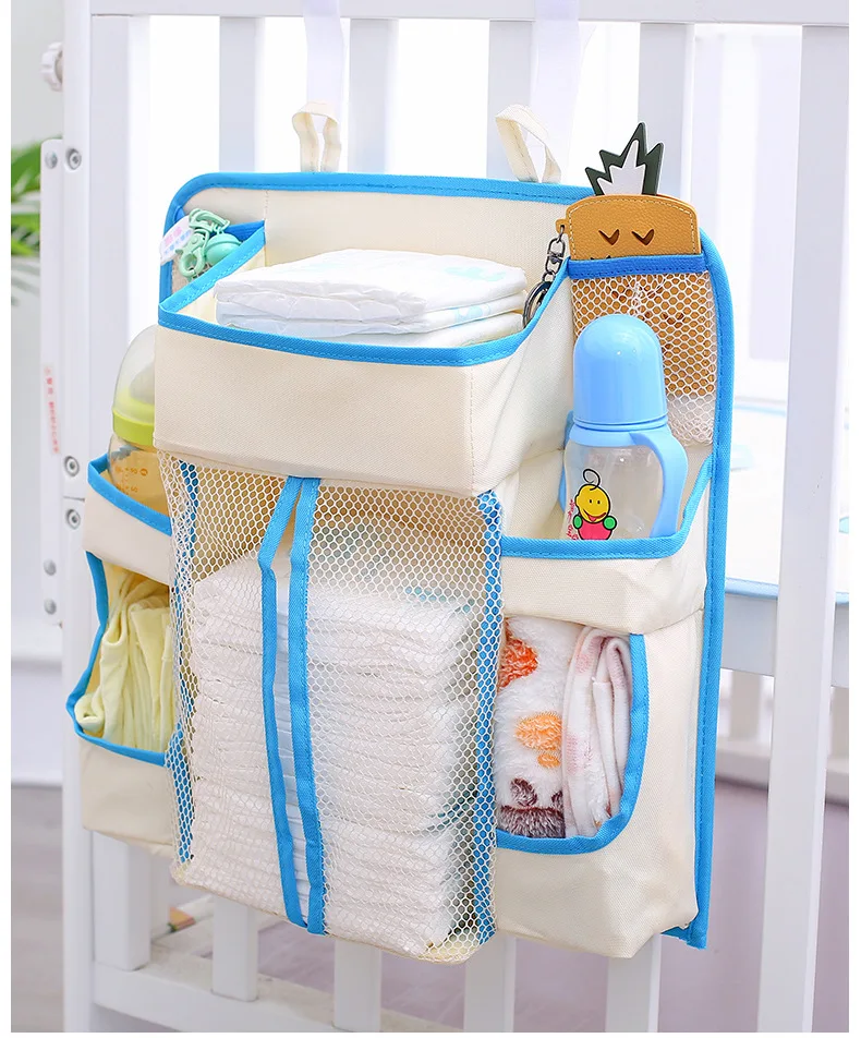 Прикроватная сумка для хранения подгузников кровать сумка для хранения многофункциональная детская коляска подвесная сумка стойка Детские принадлежности