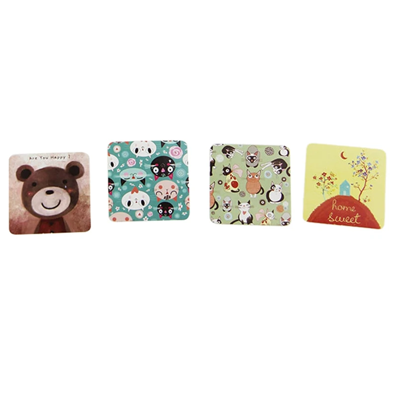 AAAJ-76 Pcs Diary Decoration Scrapbooking DIY Cute Kawaii Paper Sticker, 38 Pcs Animal& 38 Pcs Retro