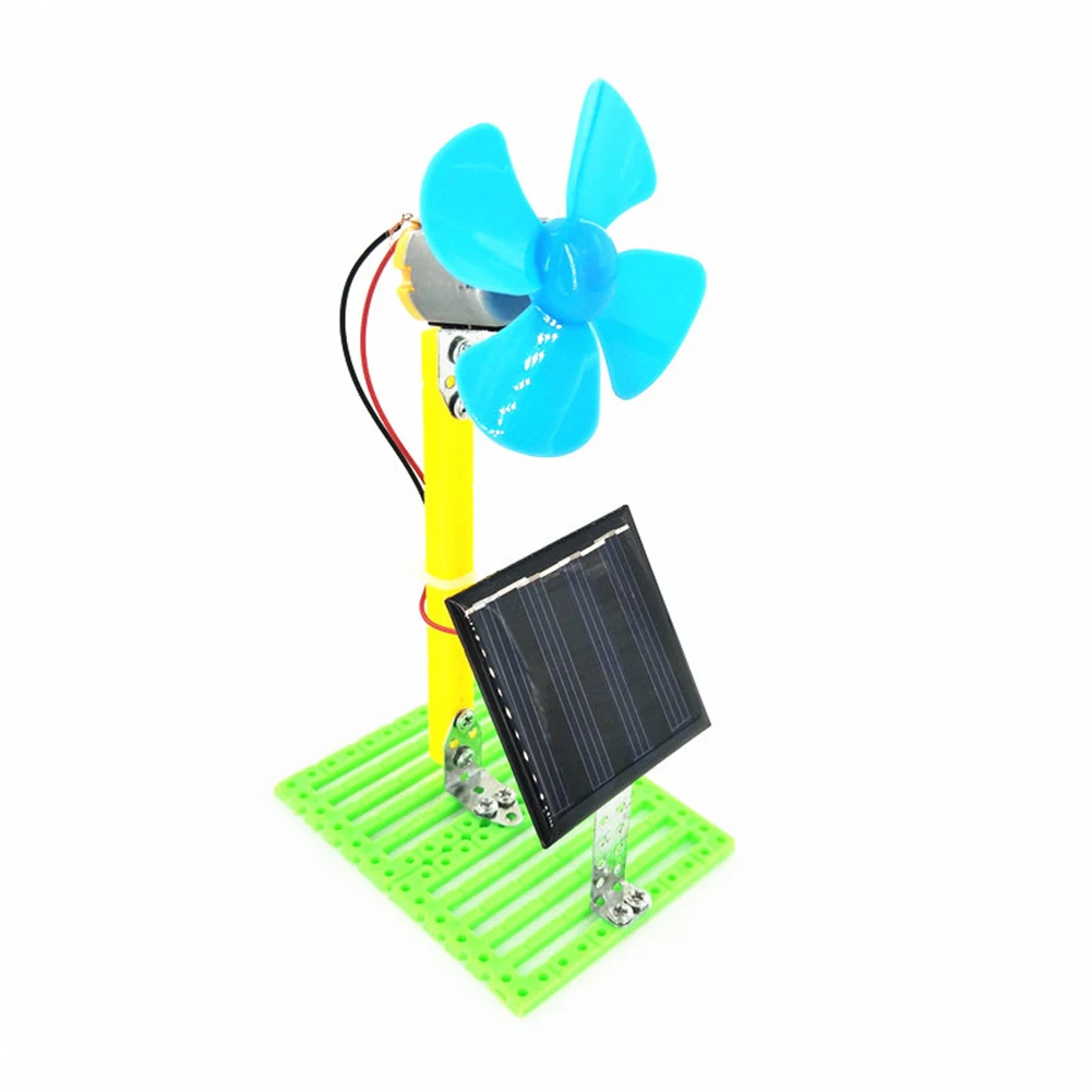 DIY солнечный Электрический вентилятор физика цепи набор для экспериментов Развивающие игрушки для детей культивировать детский интерес к обучающим подаркам